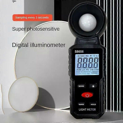200 000Lux Meter Luxmeter Lighting Intensity Brightness Measurement Tool Easy To Use 1