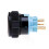22mm red led emergency warning flash light push button self-locking switch 3