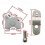 22mm Universal Motorrad Griff Riser Lenker Clamp Zurück Bewegen Mount Adapter Lenker Riser Clamp 2