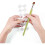 25pcs Empty Paint Pots Strips 150 Pots 3ml/ 01oz Mini Paint Pot Pod Strips for Classrooms School Summer 5