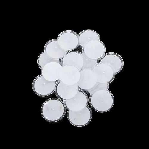 20 pezzi di piccoli ganci autoadesivi a disco per soffitto, trasparenti, resistenti, per appendere bandiere 2