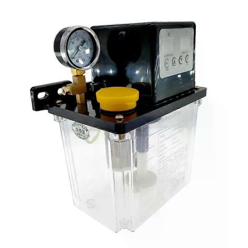 Bomba de lubricación automática de 2 l, CA 220 V, CNC, electromagnética 1