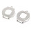 2kpl Reel Wire Cup Universal Sound Click Hloder ruostumaton teräs sopii kalastustarvikkeille 2