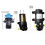 Pompa irroratrice autoadescante da 2 A 12 V CC per acqua dolce con pressostato, 35 l/min regolabile 5