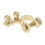 2Pcs Small 46mm x 40mm Durable Replacement Auto Car Battery Terminal Clamp Clips Brass Connector 5