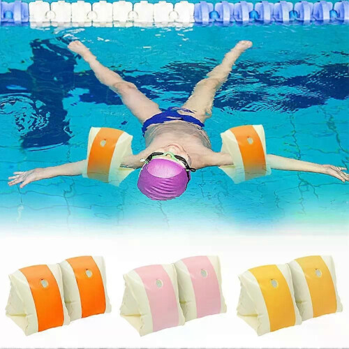 2st Simarmsring Uppblåsbar Pool Float Sleeve PVC Arm Floaties Vattenlekutrustning Simarmband 1