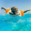 2st Simarmsring Uppblåsbar Pool Float Sleeve PVC Arm Floaties Vattenlekutrustning Simarmband 4
