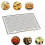 Supporto per raffreddamento per torte in metallo antiaderente da 28*255 cm, per biscotti, pane e muffin 5