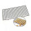 Supporto per raffreddamento per torte in metallo antiaderente da 28*255 cm, per biscotti, pane e muffin 4