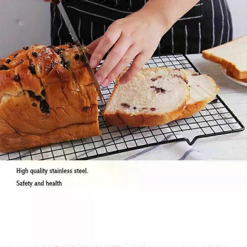 Supporto per raffreddamento per torte in metallo antiaderente da 28*255 cm, per biscotti, pane e muffin 2