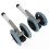 2pcs Walker Feet Casters Lockable Walker Wheels Adjustable Height Prevent Deformation with Brake Wheel 5
