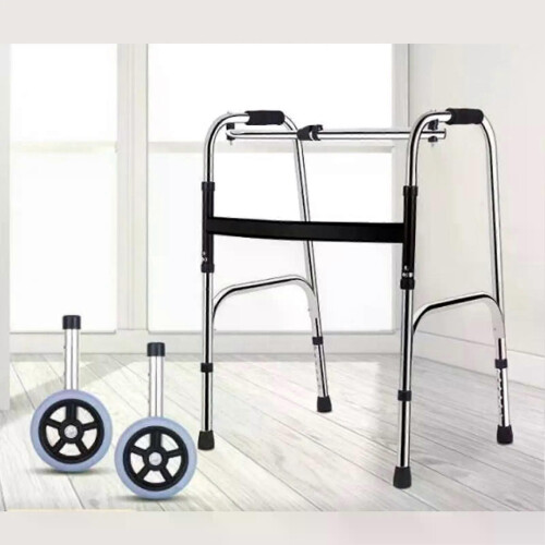 2pcs Walker Wheels Universal Walker Wheels Replacement 6 Adjustable Height Rollator Wheels Accessories 2