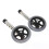 2pcs Walker Wheels Universal Walker Wheels Replacement 6 Adjustable Height Rollator Wheels Accessories 2