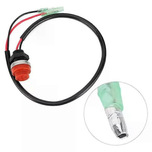 2X Universal Boat Outboard Motor Motor Start Kill Switch Keyless Push Button Gäller Alla För 1