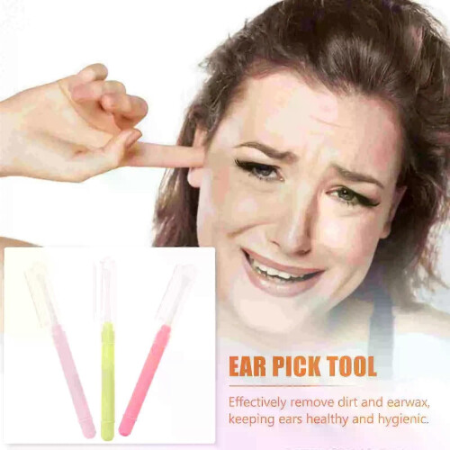 3 Pcs Plastic Ear Pick Durable Earwax Removal Tool Spoon Remover Clean Picker Pp Convenient 2