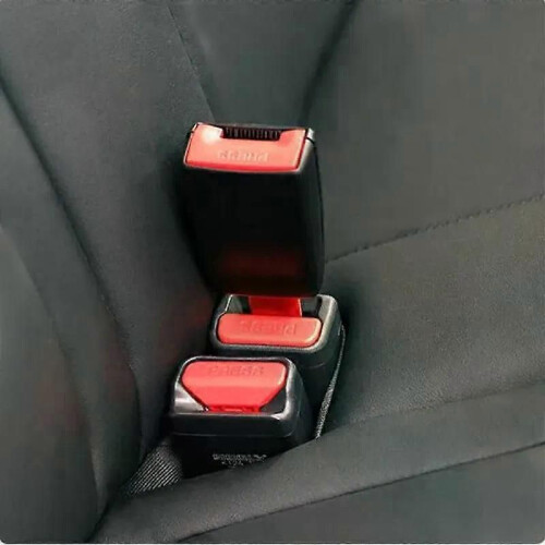 2pcs/Set Car Safety Belt Buckle Extension Clip Safety Belt Buckle Thick Socket Plug Thick Insert Socket 1