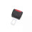 2pcs/Set Car Safety Belt Buckle Extension Clip Safety Belt Buckle Thick Socket Plug Thick Insert Socket 5