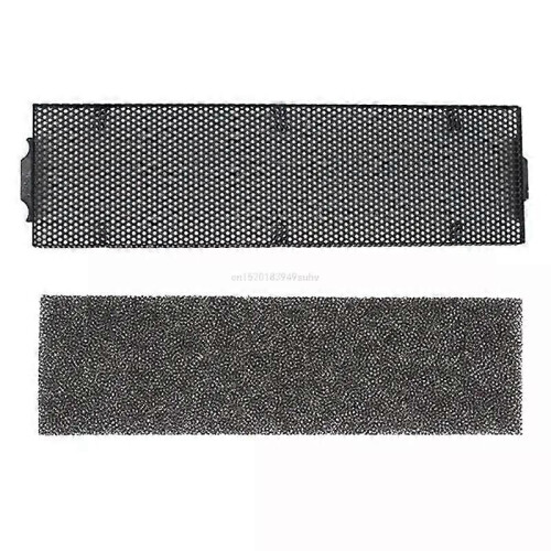 2pcs Optical Computer Chassis Front Panel Bracket Driver s Baffle with Dustproof Sponge 158x43cm 1