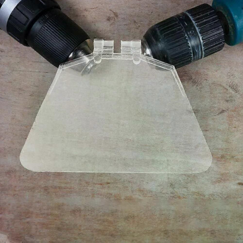 4 Pcs Transparent Plastic Durable Eye Cover Bench Protector Replacement For Tools Accessories Abrasive 2