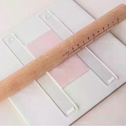 367A Clay Thickness Ruler Pottery Clay Thickness Ruler Clay Depth Guide Pottery Tools Clay Tool for 2