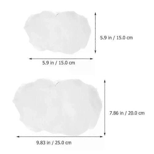 4 Pcs Simulated Cloud Decoration Artificial Decorations Hanging Ceiling Ornament for 1