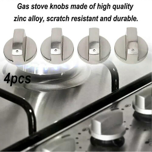 Lot de 4 boutons de commande rotatifs de rechange pour cuisinière à gaz 2