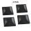 4 tapas protectoras para postes de cerca, de plástico, para decoración de jardines, de madera de 3 5/8" 2