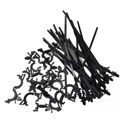 45 Teile/satz Premium Qualität Push-Mount Kabelbinder Mit Auto Draht Routing Clips Universal Einrichtung 1