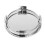 4 pezzi 75 mm Coprimozzo universale per ruote Coprimozzo cromato argento ABS Plastica Coprimozzo per 5