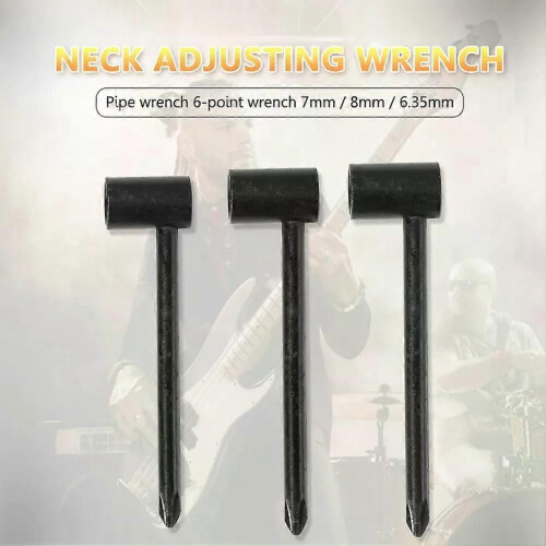 3st Gitarrrör Sexkantssockets Set Gitarr Truss Stångnyckel för Taylor Guitar 2