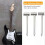 3st Gitarrrör Sexkantssockets Set Gitarr Truss Stångnyckel för Taylor Guitar 4