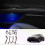 4 pezzi Lampada d'atmosfera per interni auto, 4 porte, scatola portaoggetti, luce ambientale a LED, 2