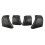 4Pcs Dach Rack Abdeckung Kappe Schiene Ende Shell Für Tesla Modell 3 Auto Außen Zubehör 4