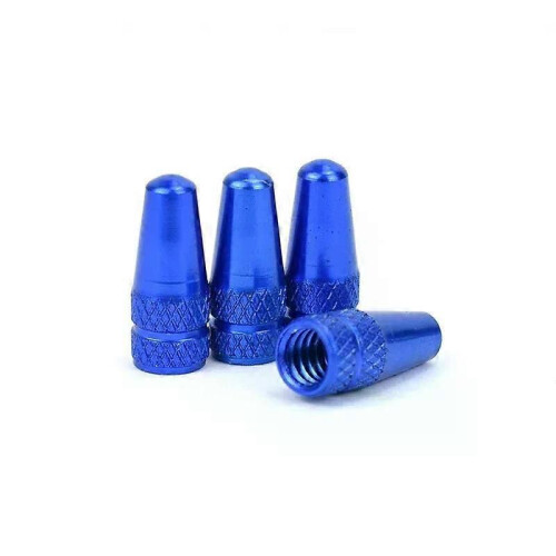 4 tapas de válvula de neumático de bicicleta de aleación de aluminio, protectoras para neumáticos de 1