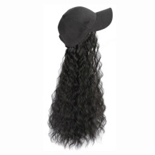 Long CurlsWig Cap Long Hair Baseball Cap Ball Caps Casual Hat with Wig