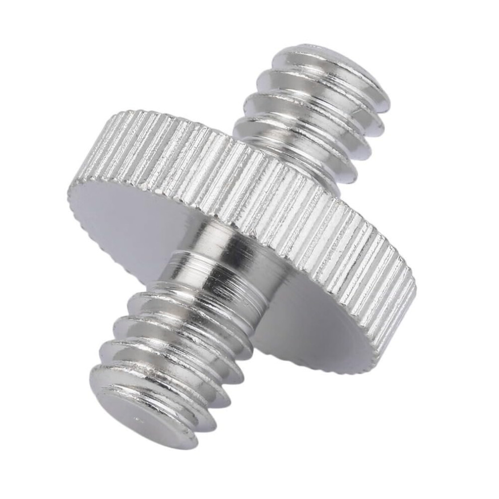 1/4 Zoll Stecker Auf 1/4 Zoll Außengewindeadapter Für Stativ, Doppelstecker Schraubadapter, Kamerazubehör, Tool Kit Silver 6038364960634