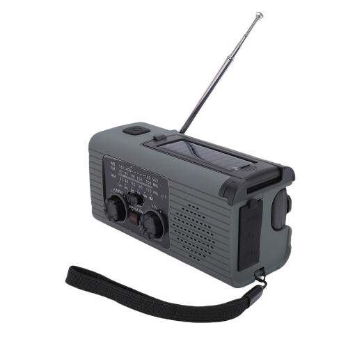 Solar Crank Radio Emergency LED Flashlight Cell 2