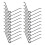 Garden Shears Spring V-Shape Black 25pcs 1