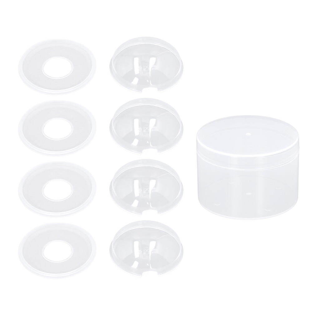 4pcs Silicone Nursing Cups Spill Prevention
