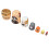 6PCS Dog Nesting Dolls Wooden Handmade Decorative 9