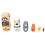 6PCS Dog Nesting Dolls Wooden Handmade Decorative 8