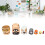 6PCS Dog Nesting Dolls Wooden Handmade Decorative 12