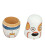 6PCS Dog Nesting Dolls Wooden Handmade Decorative 14