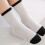 5 Pairs Kids Socks Soft Combed Cotton Black White 15