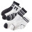 5 Pairs Kids Socks Soft Combed Cotton Black White 5