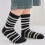 5 Pairs Kids Socks Soft Combed Cotton Black White 14