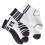 5 Pairs Kids Socks Soft Combed Cotton Black White 2