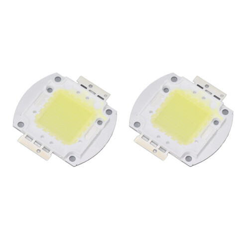 2pcs Round LED Chip 100W High Power LED Chip White 1