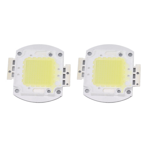 2pcs Round LED Chip 100W High Power LED Chip White 2