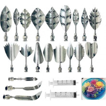 Gelatin Jelly Art Tools 3d Flower Cake Decorating Tool Set Of 20 Piece Diy Needle Tips Pastry Tools
